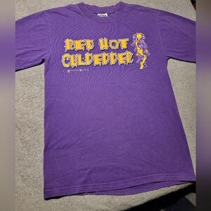 Vintage Daunte Culpepper Minnesota Vikings T Shirt Mens Medium Red Hot 2000 NFL